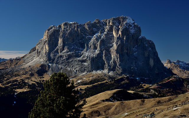 Der Langkofel in den Südtiroler Dolomiten