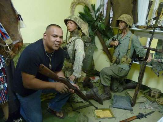 Einweihung der Code Talker Vitrine
