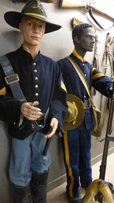 „Die neuen Herren in Amerika“   Hier 19. Jahrhundert, Buffalo Soldiers und „Blauröcke“ (US-Soldaten) COPYRIGHT: Thomas Merbt