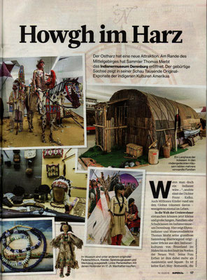 Indianermuseum Derenburg in der SUPERillu Bericht von joerg.abromeit@superillu.de   FOTOS: Yorck Maecke/SUPERillu