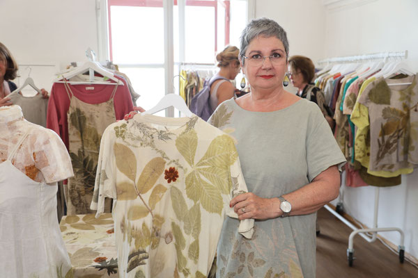 Majura - Upcycling Kleidung mit Ecoprint 