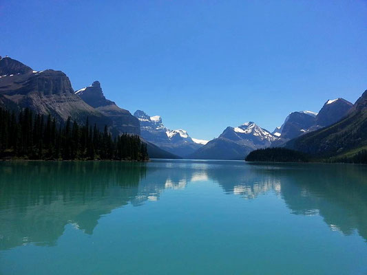 Bootsfahrt, Maligne Lake, Jasper National Park, Kanada