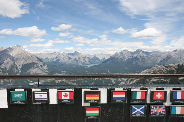 Ausblick, Sulphur Mountain, Banff, Banff National Park, Kanada