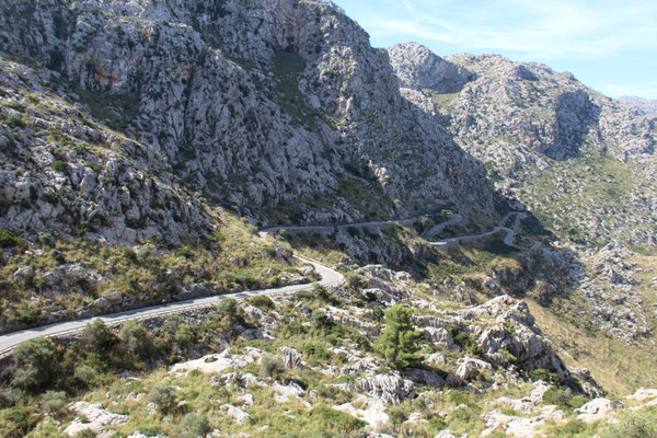 Serpentinen, Sa Calobra, Mallorca