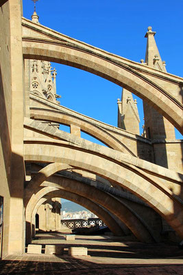 Dachterrasse, Kathedrale La Seu, Palma, Mallorca