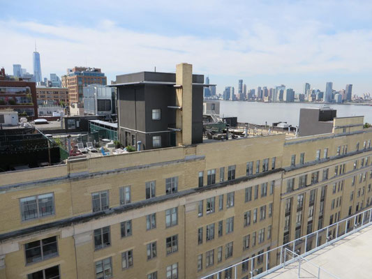 Ausblick von der Terrasse des Whitney Museums, New York, USA