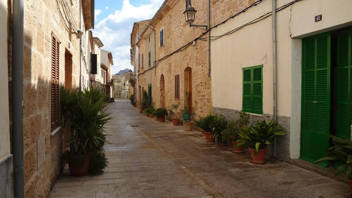 Gassen, Altstadt Alcudia, Mallorca