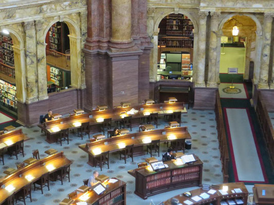 Library of Congress, Thomas Jefferson Gebäude, Washington, USA