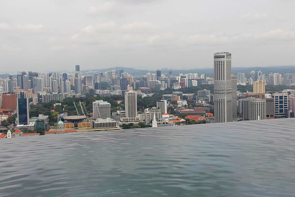 Hotel Marina Bay Sands, Singapur, Infinity Pool, 57 Etage, Sky Park