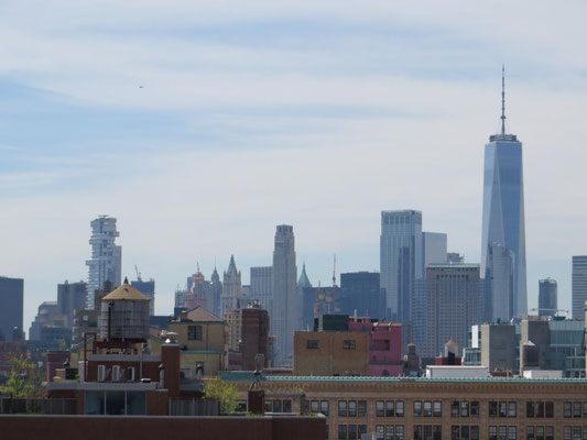 Ausblick von der Terrasse des Whitney Museums, New York, USA