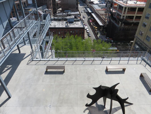 Ausblick von der Terrasse des Whitney Museums, New York, USA
