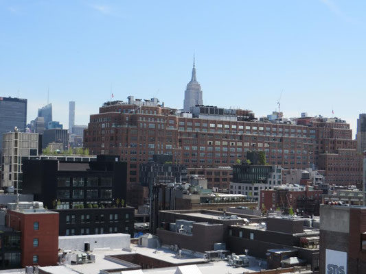 Ausblick von der Terrasse des Whitney Museums, New York, USA