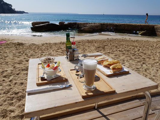 Frühstück, Kokomo, Strand, Cala Mayor, Mallorca