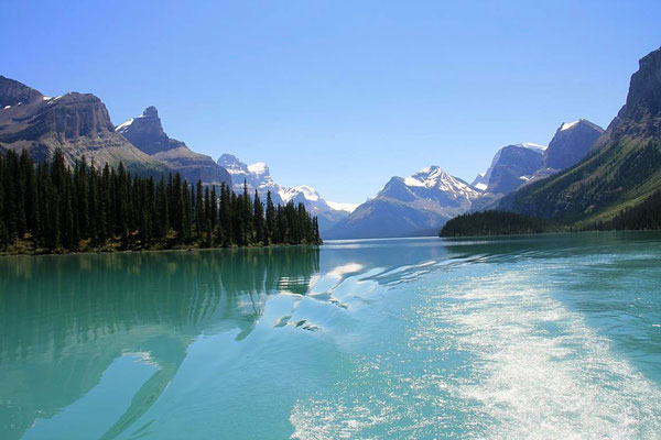 Bootsfahrt, Maligne Lake, Jasper National Park, Kanada