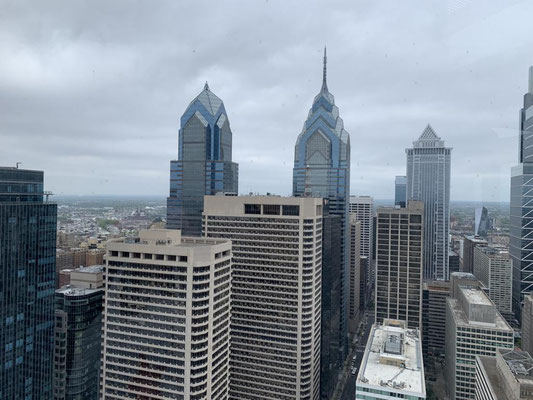 Aussicht vom Turm, City Hall,  Philadelphia, USA 