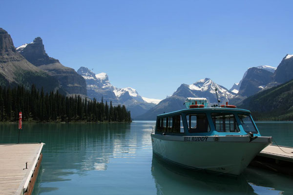 Bootsfahrt, Maligne Lake, Jasper National Park, Kanada