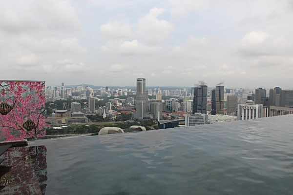 Hotel Marina Bay Sands, Singapur, Infinity Pool, 57 Etage, Sky Park