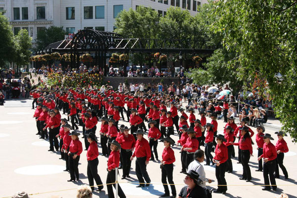 Parade Innenstadt, Calgary, Calgary, Kanada