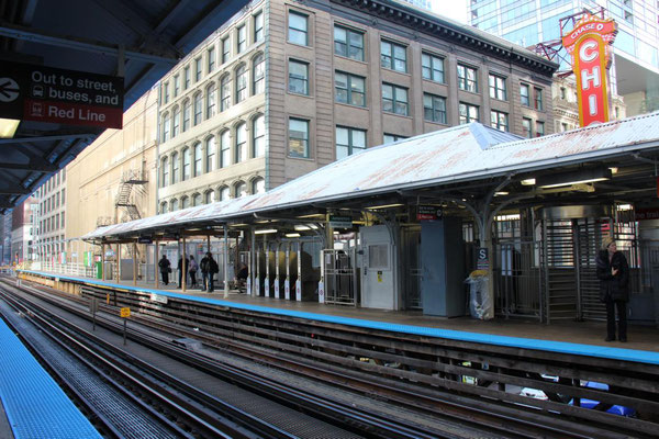 Hochbahn, Chicago, USA