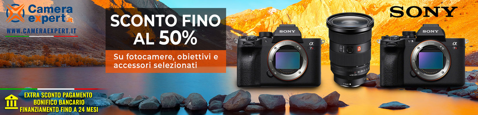 Camera Expert.it Ads Banner Design for Sony promotion - It is my personal work for an existing business where I work as a graphic designer (https://cameraexpert.it/) - Copyright 2023