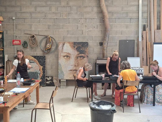atelier de mosaïque pour adultes