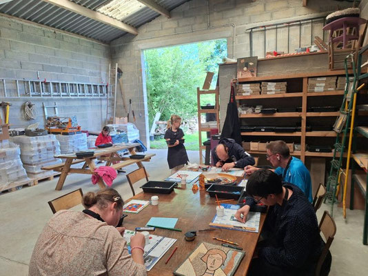 mosaïque atelier