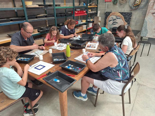atelier cours formation mosaïque adultes et enfants