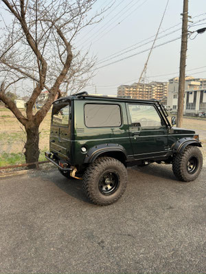 スズキ ジムニー幌 純正タイプ クリアスクリーン ブラック ジムニー