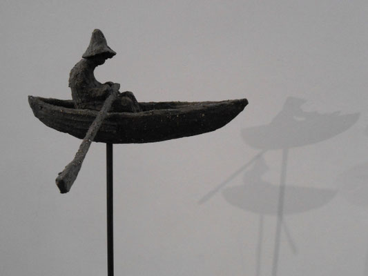 河　river　　2013　陶 ceramic　サイズ可変(H1400)　size free