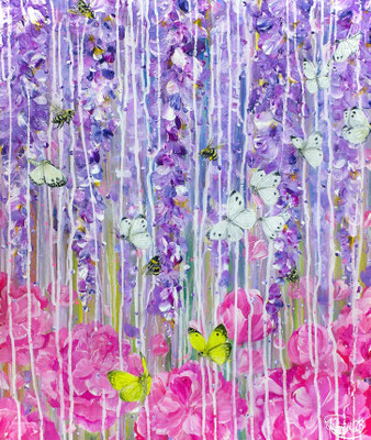 『 find love 』acrylic on canvas (53.0×45.5cm/F10)