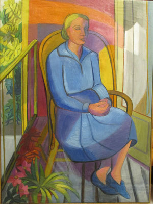 Maman pense (Den Haag, 1956), olieverf, 72x53 cm