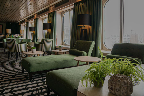 Einer unserer Lieblingsplätze an Bord: Die Ocean Bar