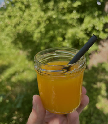 Mal was anderes: Ein Sanddorn Slush-Eis