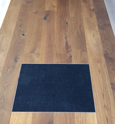 Eingelassene Sauberlaufmatte ©Parkettwelt Adendorf