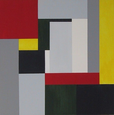 Geometrie     Acryl auf Leinwand   60 x 60  CHF 300