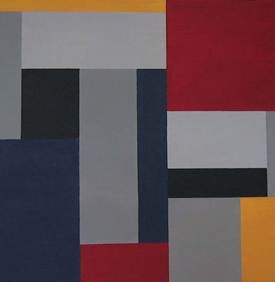 Geometrie     Acryl auf Leinwand  50 x 50  CHF 250