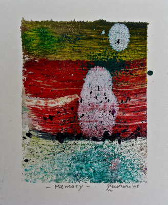 Memory, 2015, tecnica mista, 9 x 11 cm
