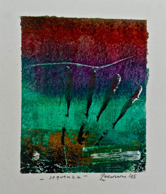 Sequenza, 2015, tecnica mista, 10 x 11 cm