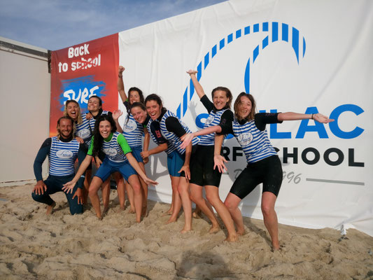 Enterrement de vie de jeune fille / garçon avec Soulac surf school