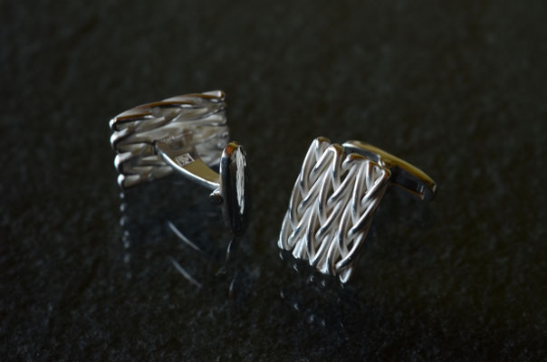 Cuffs #2 .                      Material : silver 925 / Size : 18mm × 15mm