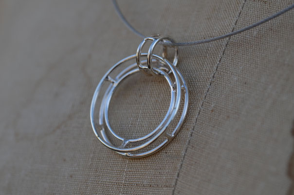 Necklace #4 .                      Material : silver 925 / Size : 30mm × 30mm