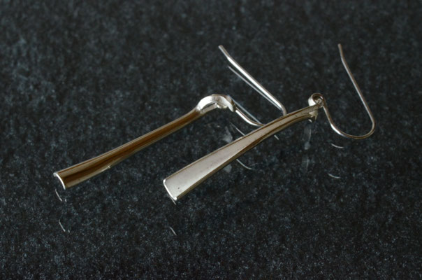 Pierce #2 .                      Material : silver 925 / Size : 35mm × 5mm