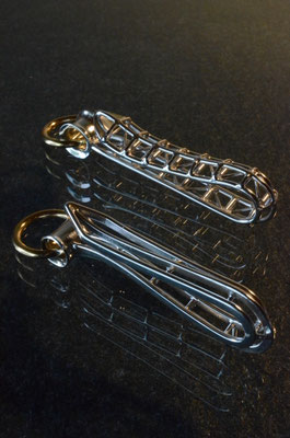 Key Hook #1.2 .              Material : silver 925 . brass / Size : 105mm × 27mm
