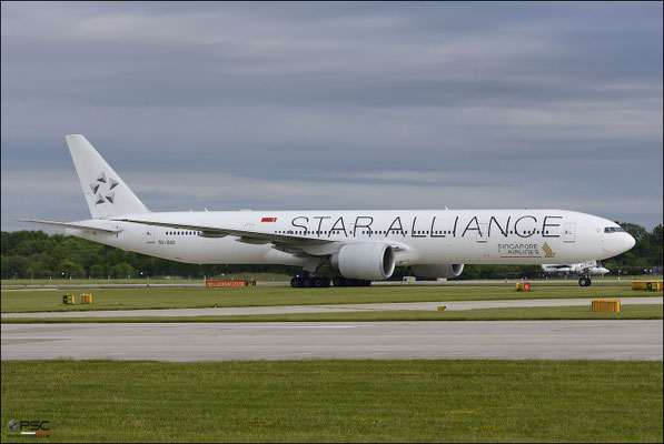 9V-SWI Boeing 777-312ER 34574 618 GE90-115B Singapore Airlines>Star Alliance 2007 © Archivio Piti Spotter Club Verona