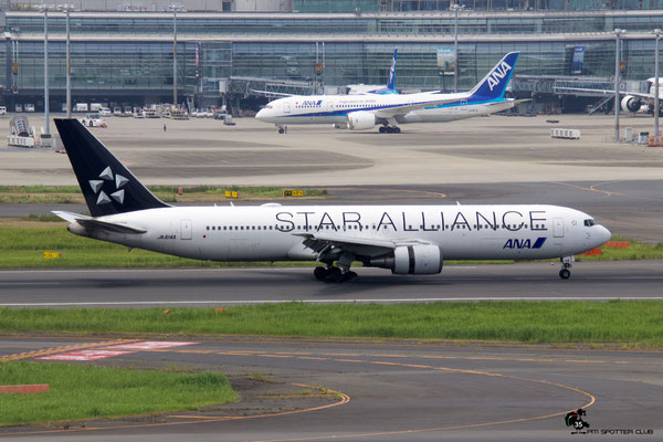 JA614A Boeing 767-381ER 33508 931 CF6-80C2B6 ANA All Nippon Airways>Star Alliance 2005 © Archivio Piti Spotter Club Verona
