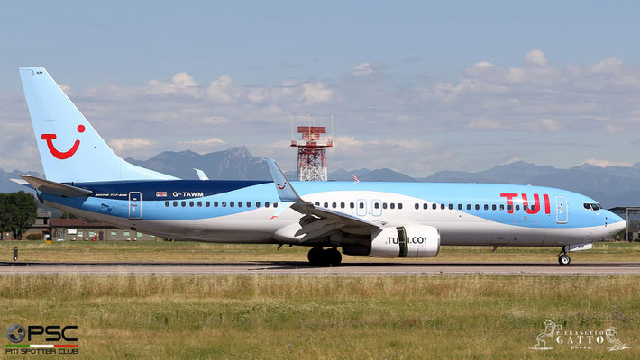 G-TAWM B737-8K5 37249/4360 TUI Airways @ Aeroporto di Verona 07.07.2018  © Piti Spotter Club Verona