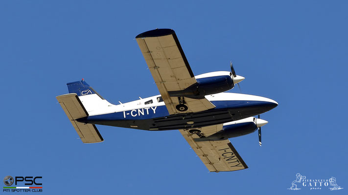 I-CNTY - Private Piper PA-34 Seneca @ Aeroporto di Verona 07.07.2018  © Piti Spotter Club Verona