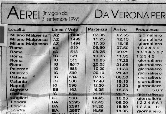 Giornale L'Arena - 1999