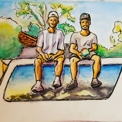 Urban Sketching Work and Travel