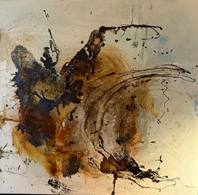 50x50x4cm auf Leinwand - freeMotion2- 2er Set - 1050